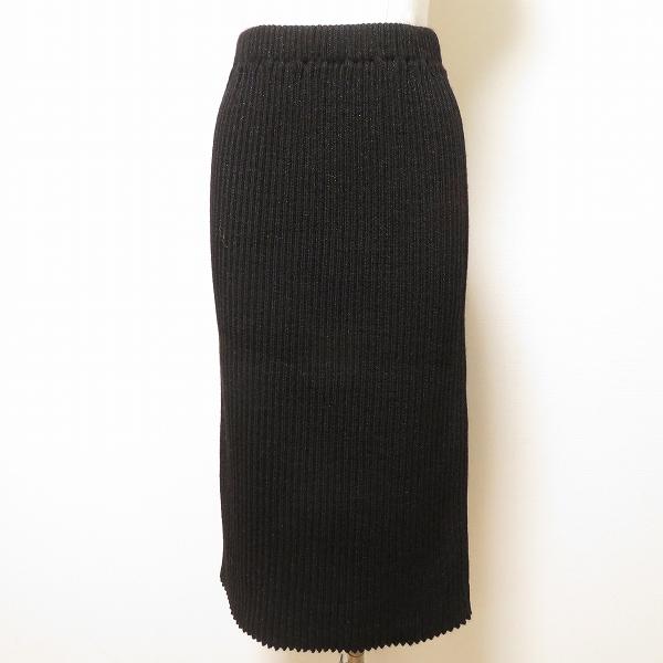 wnc サイトウトヨコ 斉藤都世子 セットアップ ツーピース ニット 黒