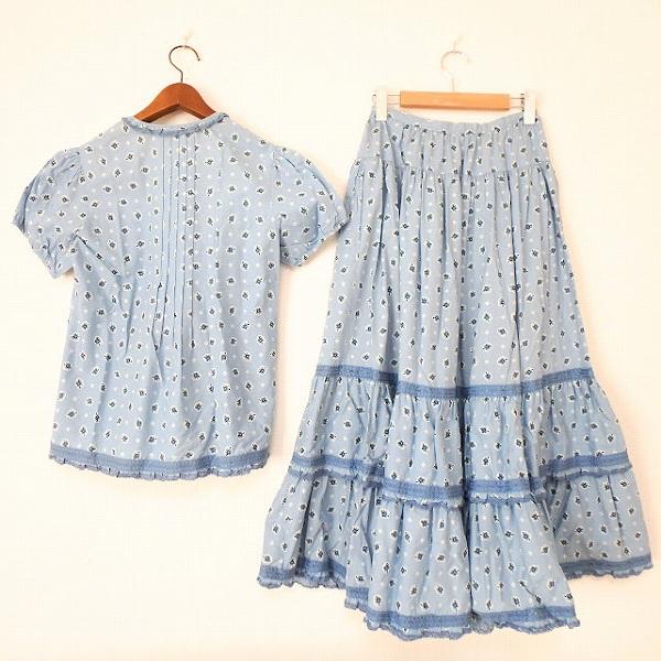 PINK HOUSE（ピンクハウス） #snc セットアップ 水色 白
