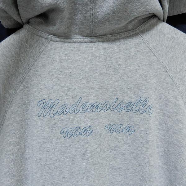 anc マドモアゼルノンノン MademoiselleNONNON パーカー 40L グレー