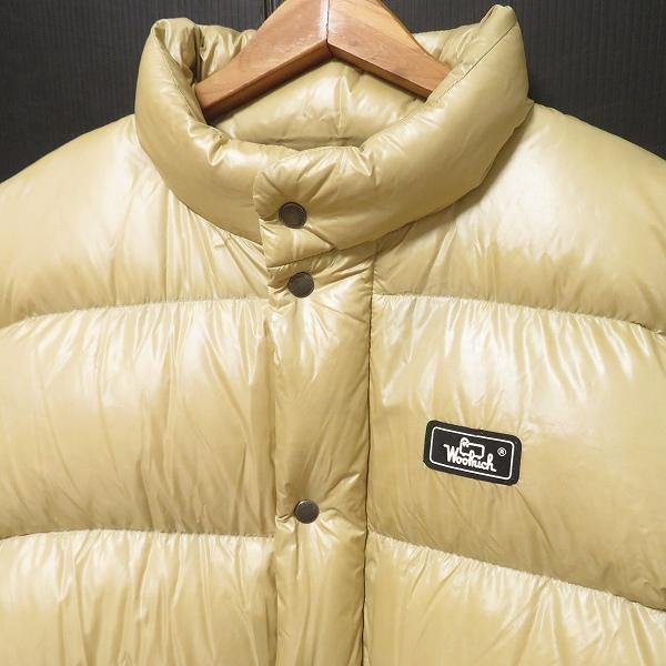 wnc ウールリッチ WOOLRICH ダウンジャケット L ベージュ ジップアップ 