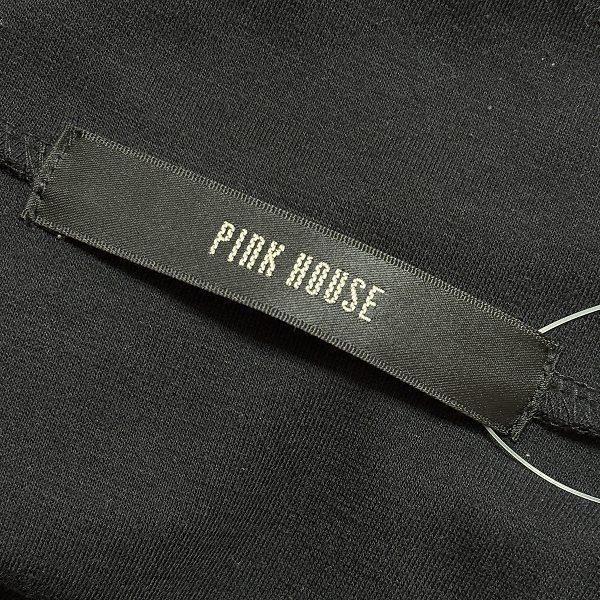 anc ピンクハウス PINKHOUSE ワンピース 黒 ハイネック フリル