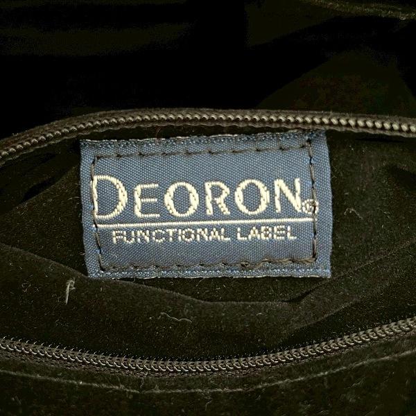 anb デオロン DEORON ハンドバッグ 黒 JRA シャークスキン レディース 
