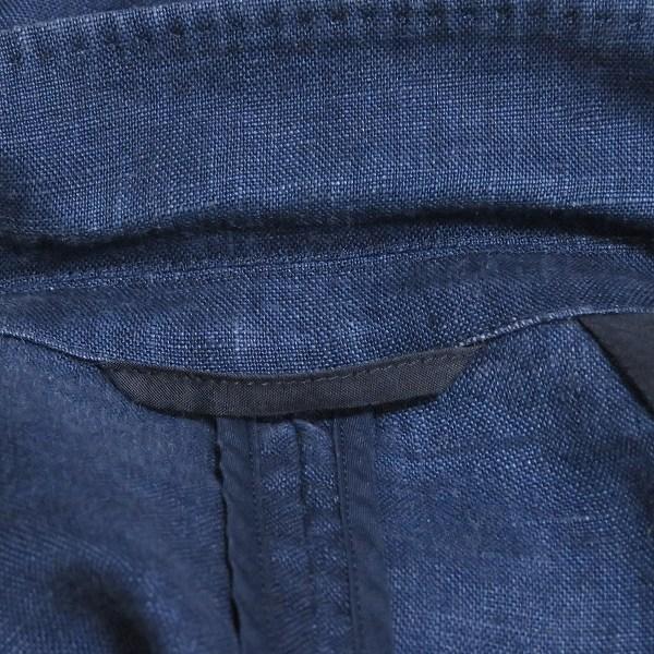 snc パパス Papas シングルジャケット M 紺系 S3B 麻 メンズ [936264
