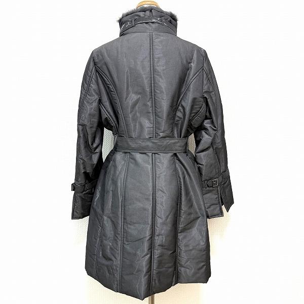 wnc スペッチオ SPECCHIO コート 40 グレー系 中綿 光沢 ラビット 