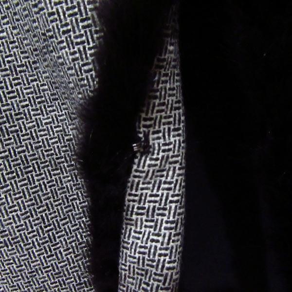 【極美品】レリアン　フォックスファー付きキルティングレザージャケット　9／M 極美品】レリアン フォックスファー付きキルティングレザージャケット 9／M