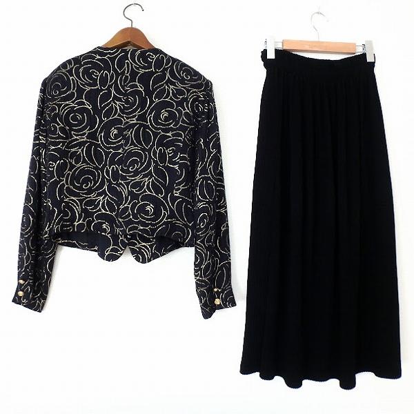 HANAE MORI（ハナエモリ） #anc セットアップ 濃紺 ゴールド 黒
