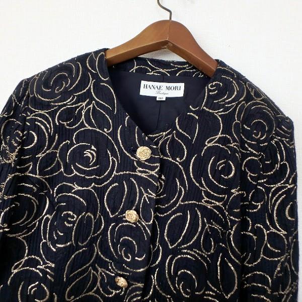 HANAE MORI（ハナエモリ） #anc セットアップ 濃紺 ゴールド 黒
