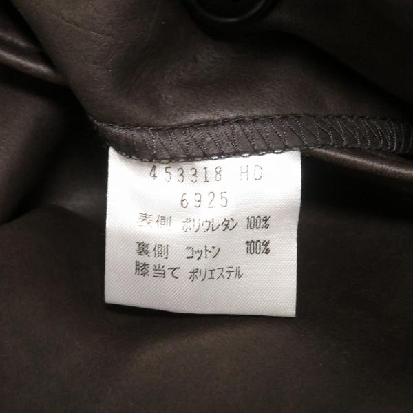 wnc ポール スミス PaulSmith パンツ 30 こげ茶 フェイクレザー 日本製