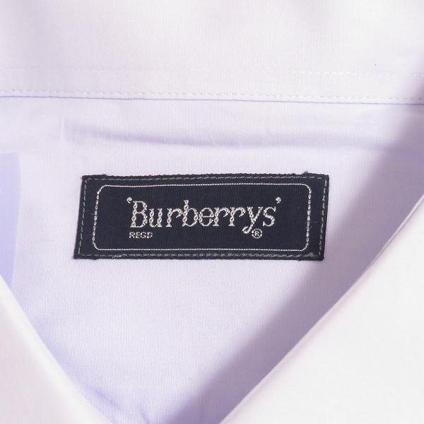 BURBERRY（バーバリー） #anc 長袖シャツ ワイシャツ 薄紫 刺繍 ロゴ