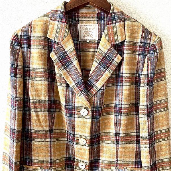 snc バーバリー BURBERRY セットアップ ツーピース 黄 青 赤