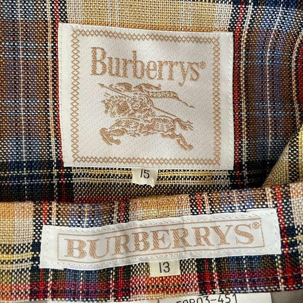 snc バーバリー BURBERRY セットアップ ツーピース 黄 青 赤