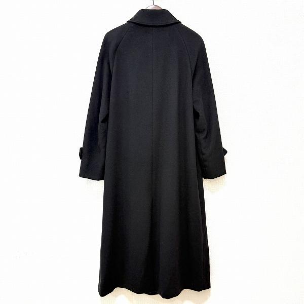 #wnc バーバリー BURBERRY コート 7 黒 ステンカラーコート カシミヤ ロング 小さいサイズ レディース [940388] |  | 01