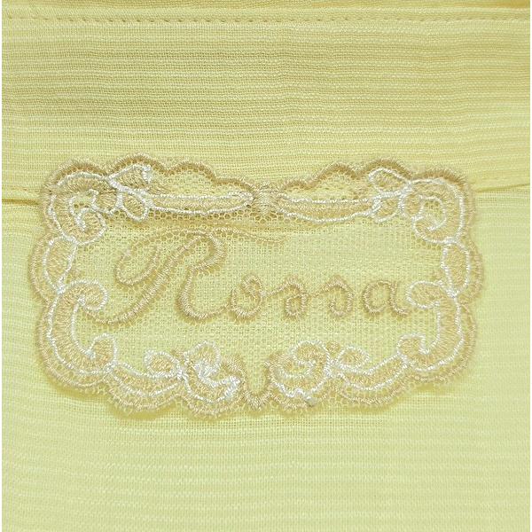 anc インポートロッサ import Rossa シャツ ブラウス 42 黄色 レース