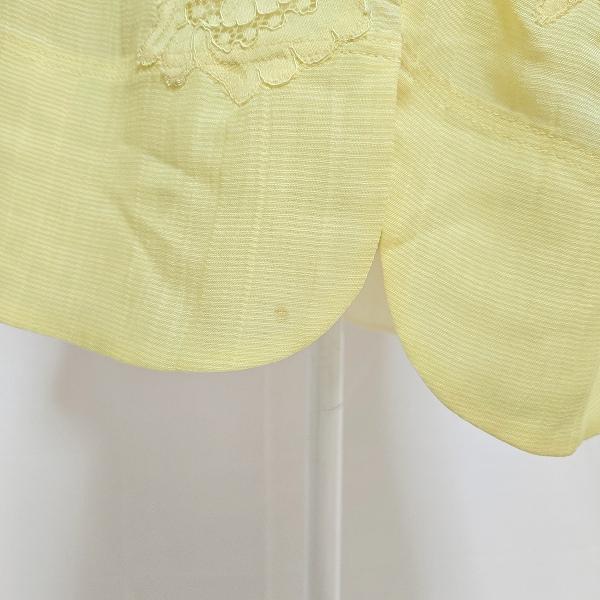 anc インポートロッサ import Rossa シャツ ブラウス 42 黄色 レース