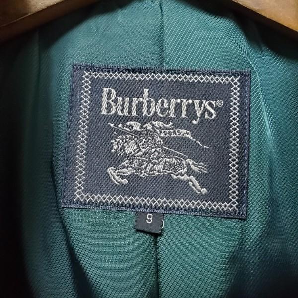 wnc バーバリー BURBERRY スカートスーツ 緑 セットアップ グレン