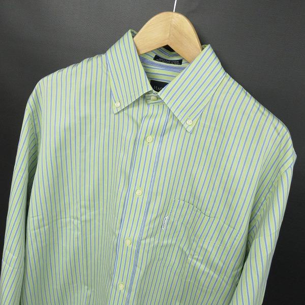 ハケットロンドン（HACKETT LONDON） #anc 長袖シャツ L 黄緑 青 