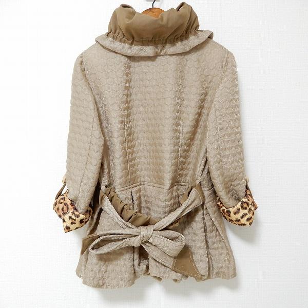 wnc イタリヤ 伊太利屋 コート 9 ベージュ 茶 キルティング 中綿