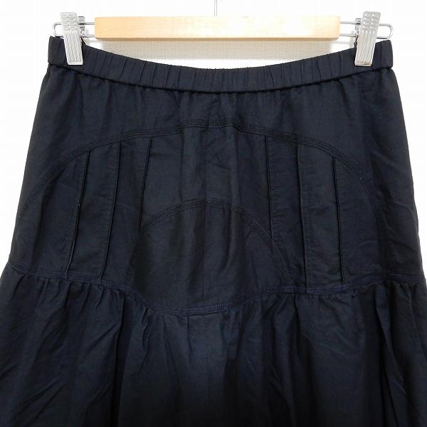 Eiko Kondo 黒 フレアスカート タグ付き EIKO KONDO スカート ブラック ティアード フレア - メルカリ