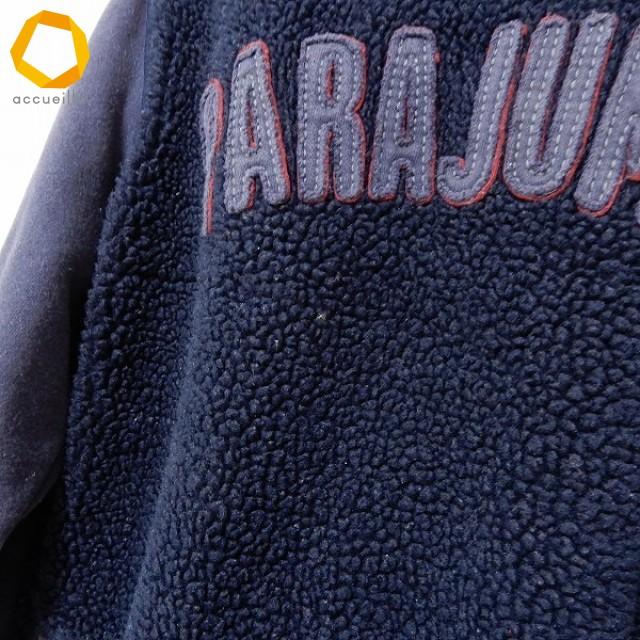 wnc パラジャンパーズ PARAJUMPERS ブルゾン XS 紺系 切替 ボア ジップ