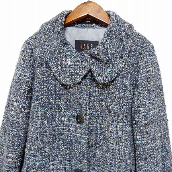 wnc ダックス DAKS コート 42 グレー系 ツイード 大きいサイズ