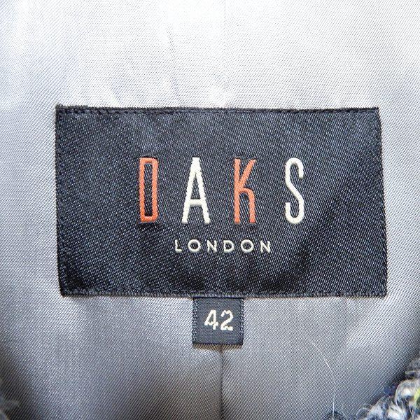 wnc ダックス DAKS コート 42 グレー系 ツイード 大きいサイズ
