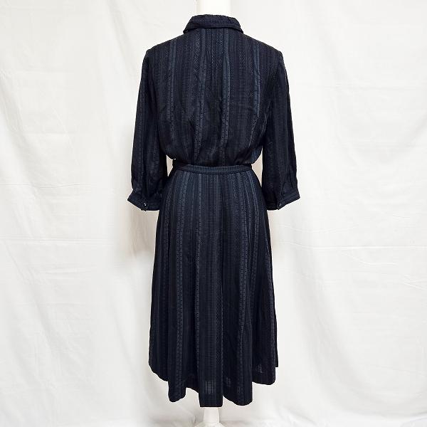 レリアン濃紺の織柄のスーツセット レリアン濃紺の織柄のスーツセット レリアン濃紺の織柄のスーツ