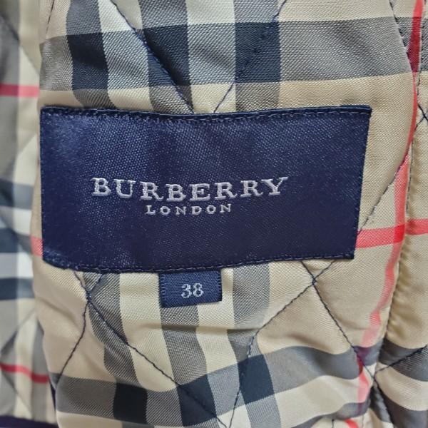 wnc バーバリー BURBERRY コート 38 紫 ジャケット 中綿 キルティング