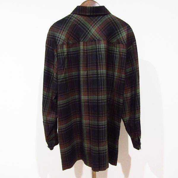 wnc レリアン Leilian シャツ・ブラウス 9 黒 緑系 茶系 チェック 日本