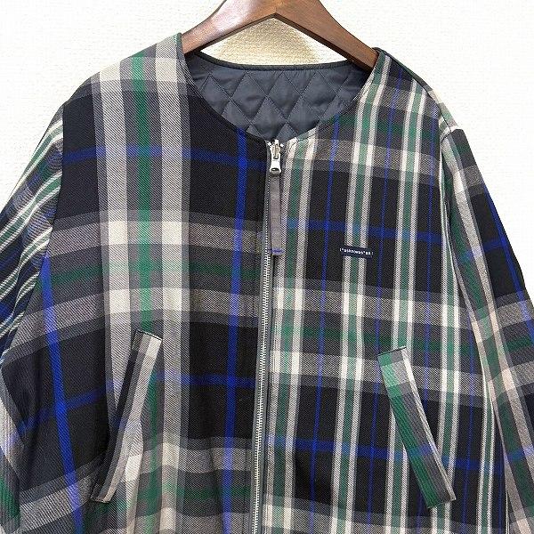 anc アズノウアズ AS KNOW ブルゾン 3 グレー系 青 緑 リバーシブル 