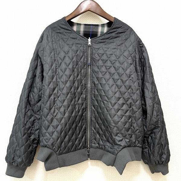anc アズノウアズ AS KNOW ブルゾン 3 グレー系 青 緑 リバーシブル 