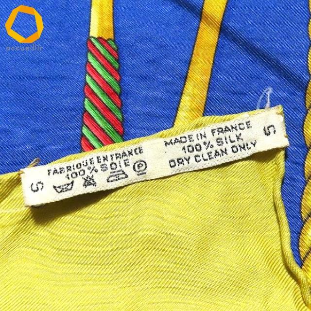 #apzs エルメス HERMES スカーフ カレ90 LES TAMBOURS タンブールの太鼓 フランス製 レディース [945513]_7
