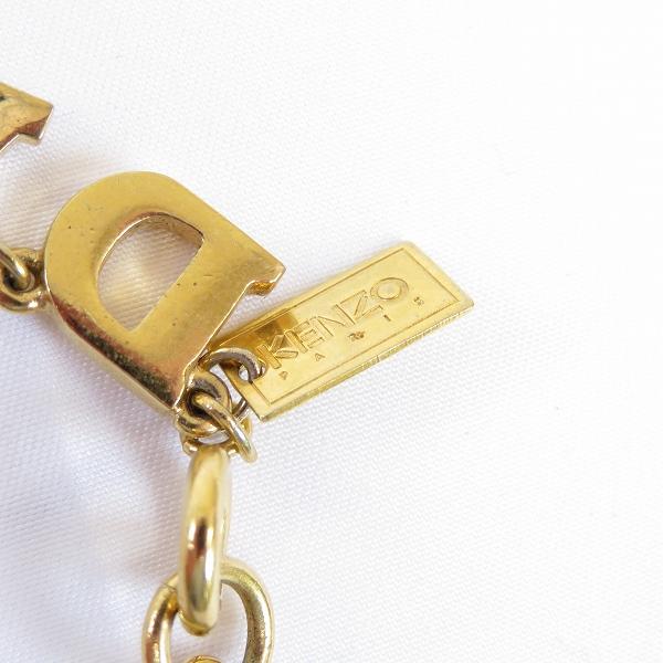 ae ケンゾー KENZO ブレスレット ゴールド金具 チャーム 