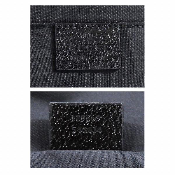 anb グッチ GUCCI トートバッグ 黒 GG柄 キャンバス イタリア製