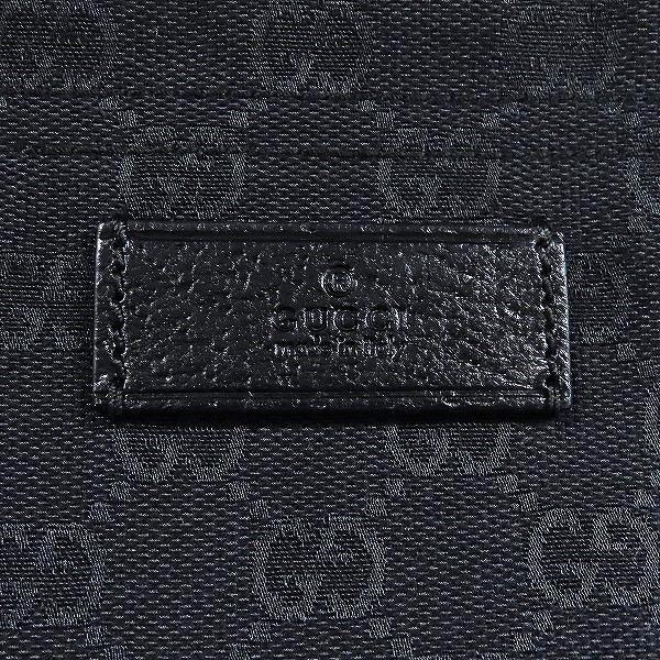 anb グッチ GUCCI トートバッグ 黒 GG柄 キャンバス イタリア製
