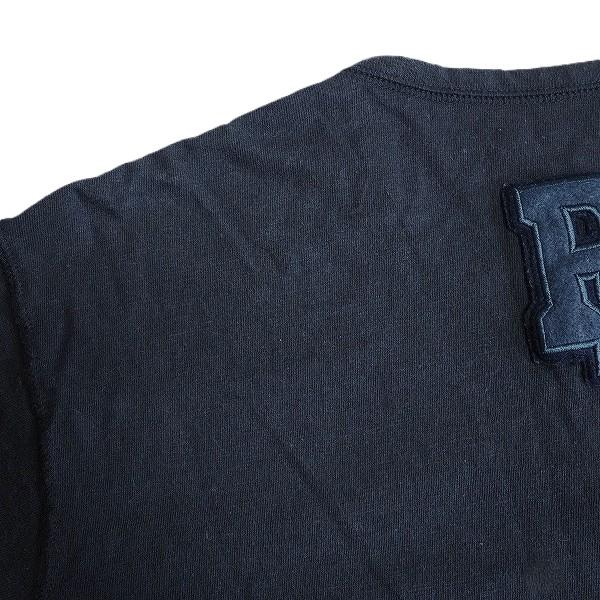 PAPAS（パパス） #snc カットソー Tシャツ 48 濃紺 半袖 ワッペン