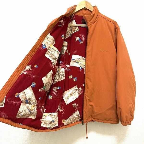 wnc パパス Papas ジャケット M オレンジ 赤 ベージュ ダウン