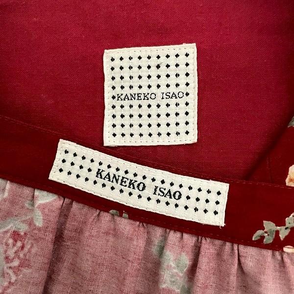 anc カネコイサオ KANEKO ISAO セットアップ 赤系 ベスト 花柄