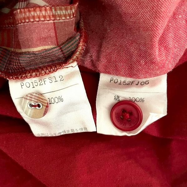 anc ピンクハウス PINKHOUSE セットアップ 赤系 ベスト チェック 刺繍