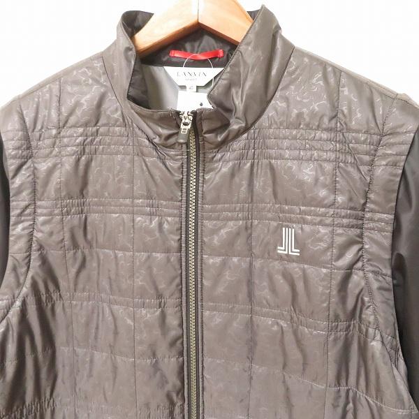 wnc ランバン スポーツ LANVIN SPORT ブルゾン ベスト ジレ 40 グレー