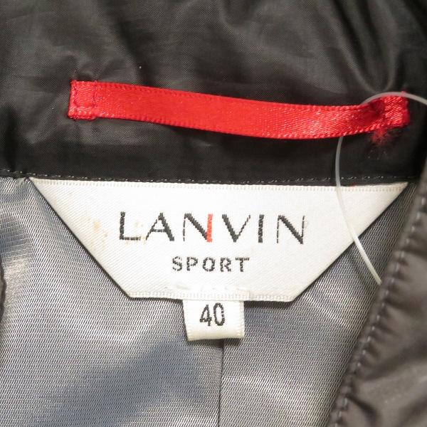 wnc ランバン スポーツ LANVIN SPORT ブルゾン ベスト ジレ 40 グレー