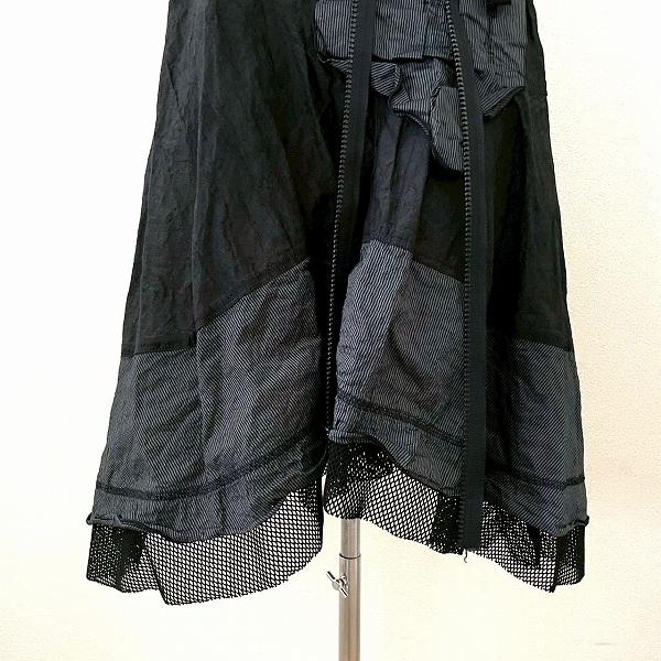 snc エイココンドウ EIKO KONDO チュニック 42 黒系 グレー