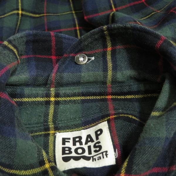 anc フラボア ハーフ FRAPBOIS half シャツ ブラウス ネルシャツ 1 緑 