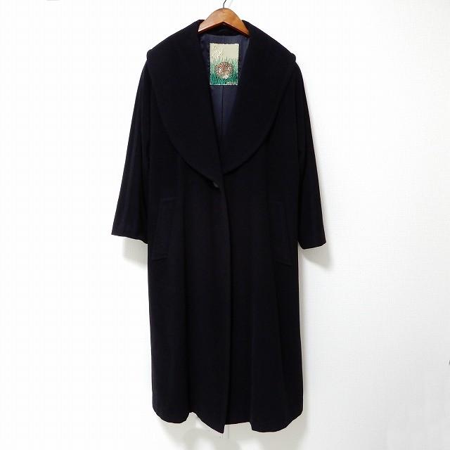 wnc イタリヤ GKITALIYA 伊太利屋 ロング コート フリー 黒
