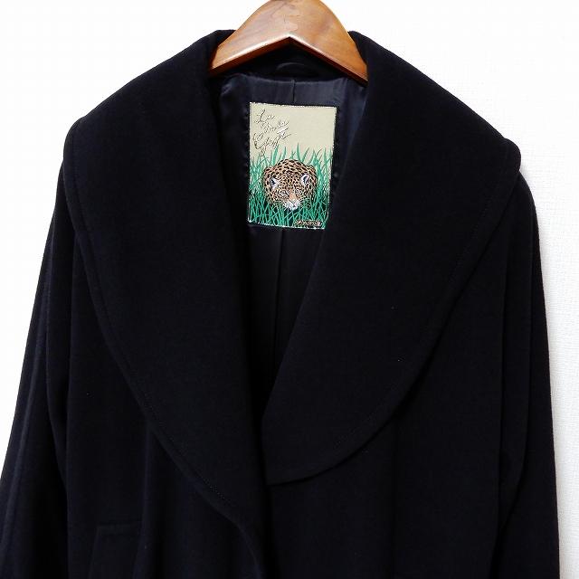 wnc イタリヤ GKITALIYA 伊太利屋 ロング コート フリー 黒