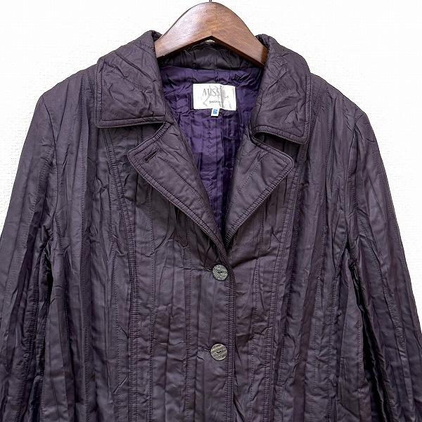 #wnc ミゼール MISSEL ジャケット L 紫系 中綿 シワ加工 レディース [950431] |  | 02
