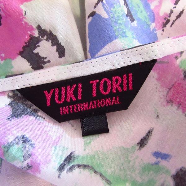 snc ユキトリイ YUKITORII ワンピース 40 白 マルチカラー 