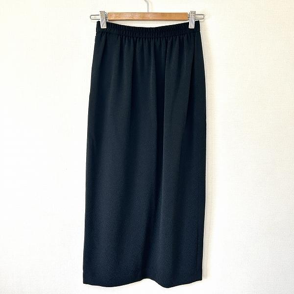 #anc 詩仙堂 ヒトシタムラ スカート 黒 ちりめん ロング 美品 レディース [950480] |  | 01