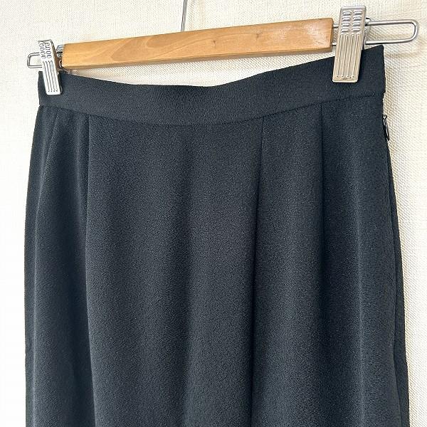 #anc 詩仙堂 ヒトシタムラ スカート 黒 ちりめん ロング 美品 レディース [950480] |  | 02