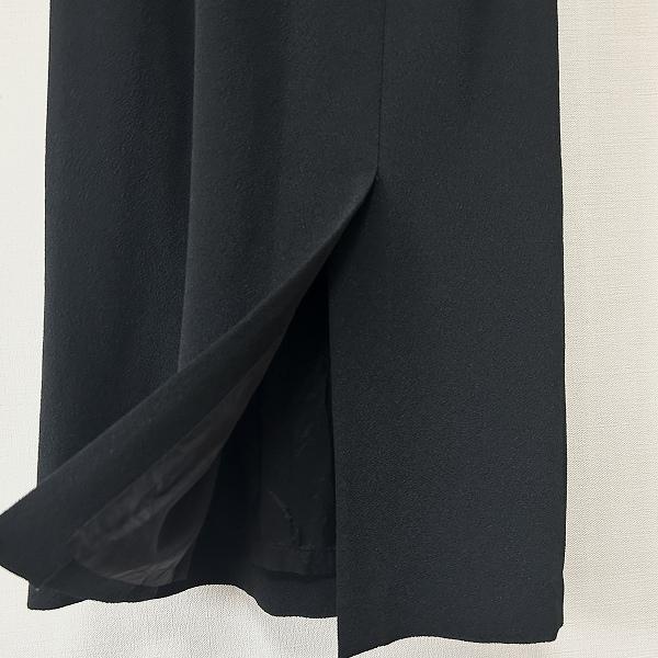 #anc 詩仙堂 ヒトシタムラ スカート 黒 ちりめん ロング 美品 レディース [950480] |  | 03