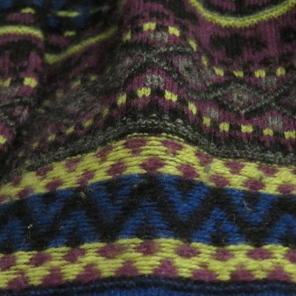 wnc エム&キョウコ M.&KYOKO コート ジャケット ニット 2 紫 青 黄